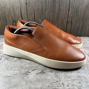 Wolf and Shepherd Cruise Slip On Shoes Brown Nubuck Leather Mens Size US 12